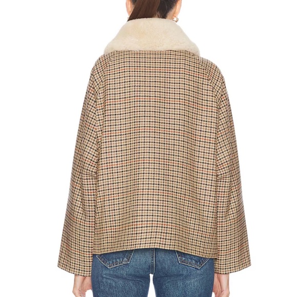 Nili Lotan Checkered Jacket with Cream Collar - Picture 4 of 5